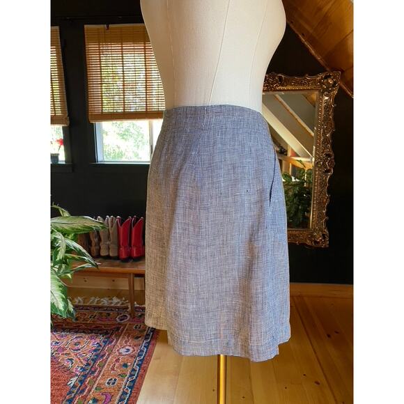 Linen Shorts Black White Gingham - Picture 5 of 7